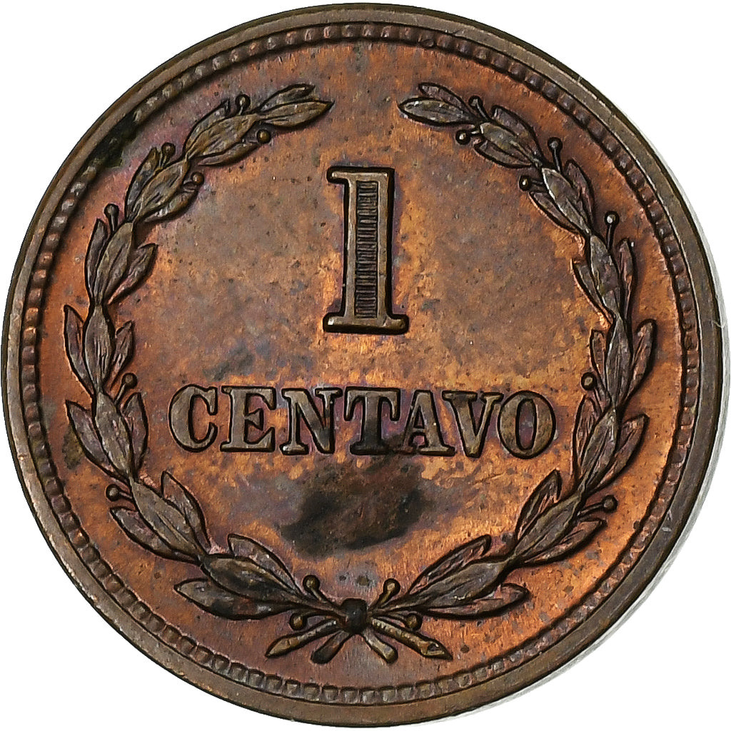 El Salvador, Centavo, 1942, Bronze, AU(50-53), KM:135.1