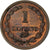 El Salvador, Centavo, 1942, Bronzen, ZF+, KM:135.1