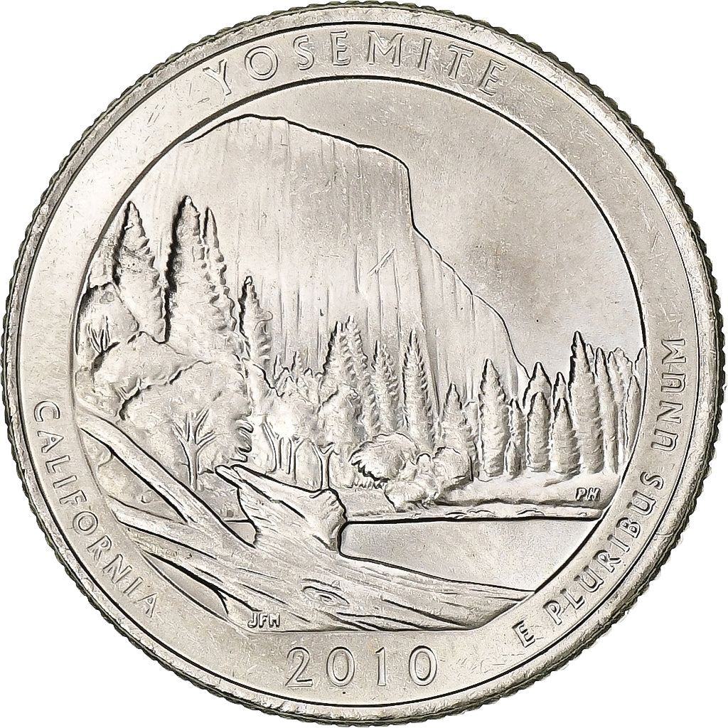 USA, Quarter, 2010, U.S. Mint, Miedź-Nikiel powlekany miedzią, MS(63), KM:471