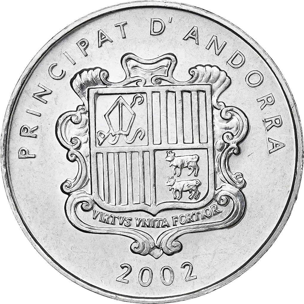 Andorra, Centim, 2002, Aluminium, STGL, KM:177