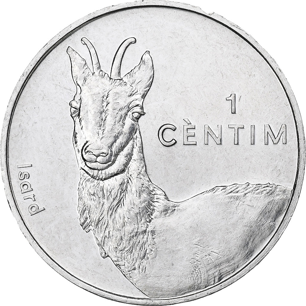 Andorra, Centim, 2002, Aluminium, STGL, KM:177