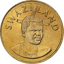 Swaziland, King Msawati III, 5 Emalangeni, 1999, British Royal Mint, Brass