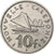 Nowa Kaledonia, 10 Francs, 1970, Paris, Nikiel, AU(50-53), KM:5