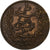 Túnez, Ali Bey, 10 Centimes, 1892/AH1309, Paris, Bronce, MBC, KM:222