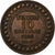 Tunisie, Ali Bey, 10 Centimes, 1892/AH1309, Paris, Bronze, TTB, KM:222