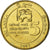 Sri Lanka, 5 Rupees, 2007, Acciaio placcato ottone, SPL, KM:173