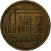 SAARLAND, 20 Franken, 1954, Paris, Alluminio-bronzo, BB, KM:2