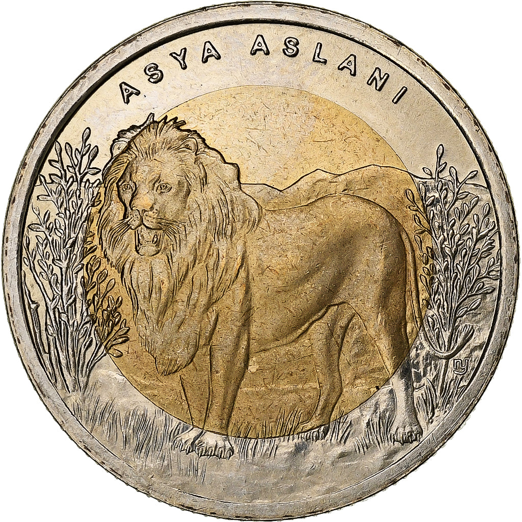 Türkei, Lira, 2010, Bi-Metallic, UNZ, KM:1279
