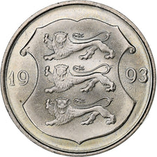 Estonia, Kroon, 1993, Copper-nickel, MS(63), KM:28