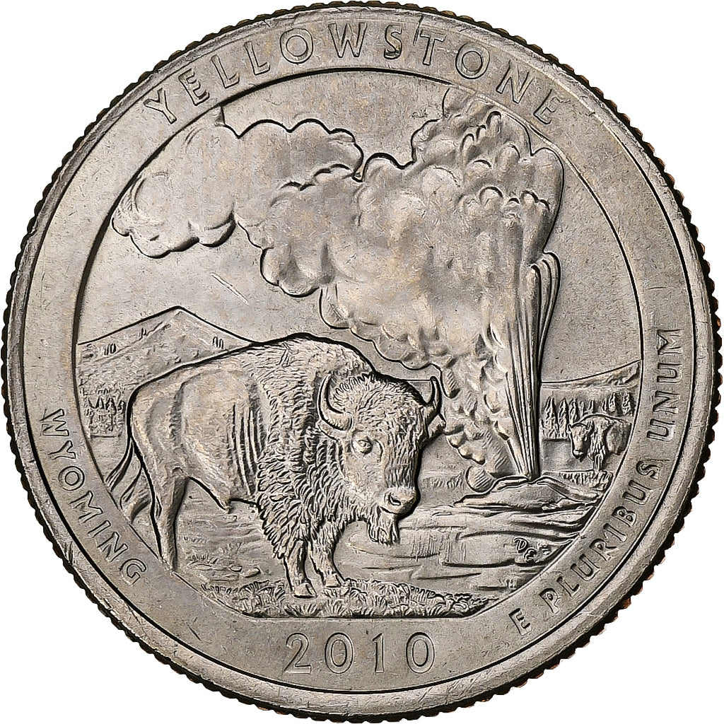 Estados Unidos, Quarter, 2010, U.S. Mint, Cobre - níquel recubierto de cobre