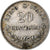 Italie, Vittorio Emanuele II, 20 Centesimi, 1863, Milan, Argent, TTB, KM:13.1