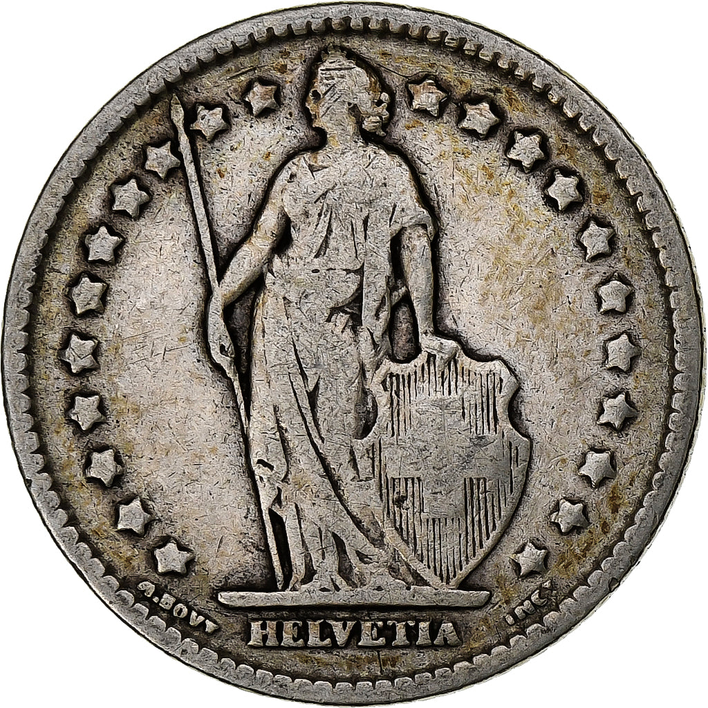 Switzerland, Franc, 1906, Bern, Silver, VF(30-35), KM:24