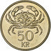 Islande, 50 Kronur, 1992, Nickel-Cuivre, FDC, KM:31