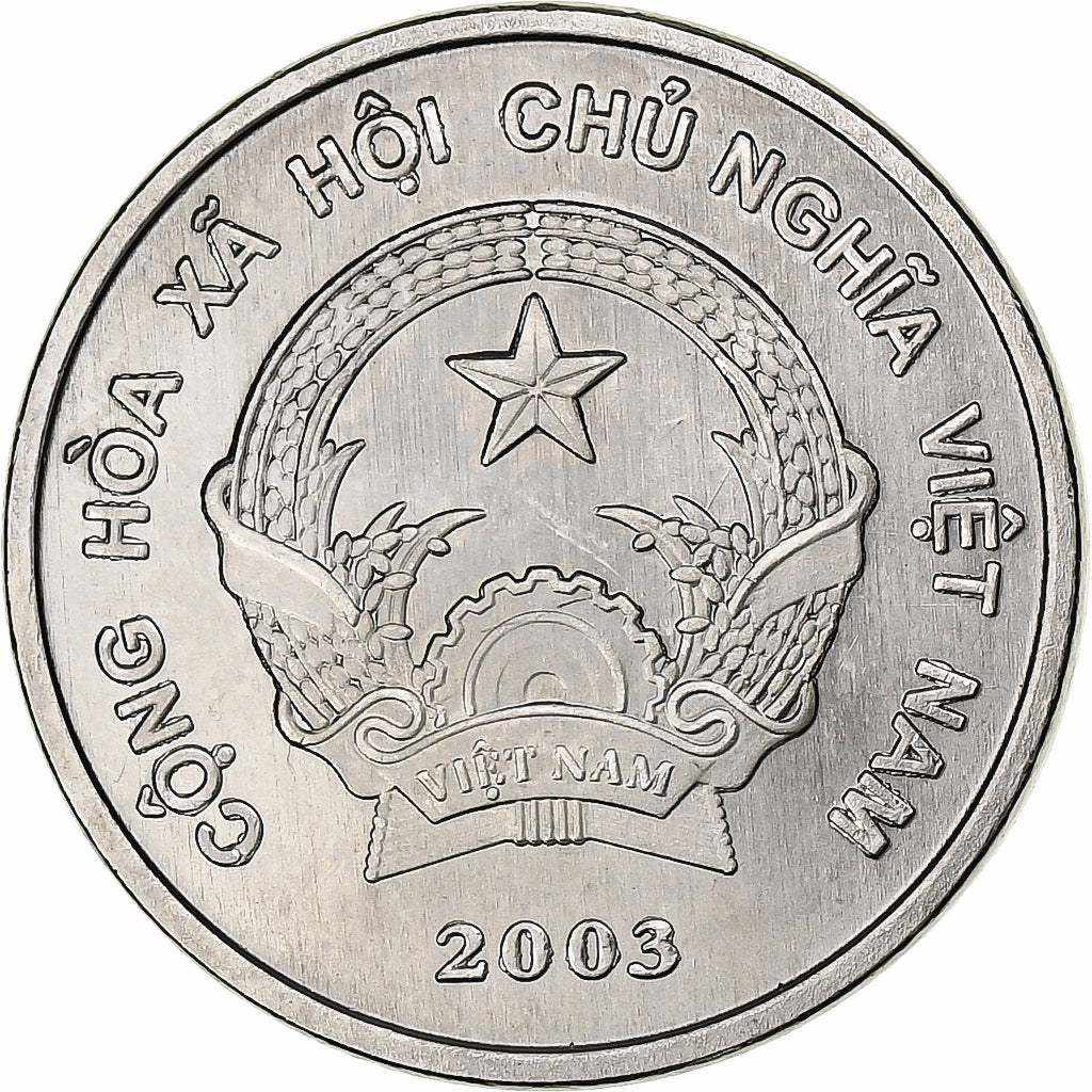 Vietnam, SOCIALIST REPUBLIC, 200 Dông, 2003, Vantaa, Níquel recubierto de