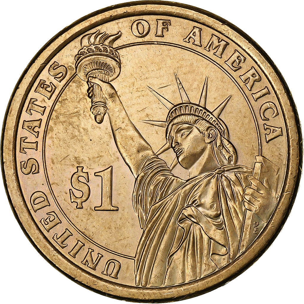 États-Unis, Dollar, 2009, U.S. Mint, Copper-Zinc-Manganese-Nickel Clad Copper
