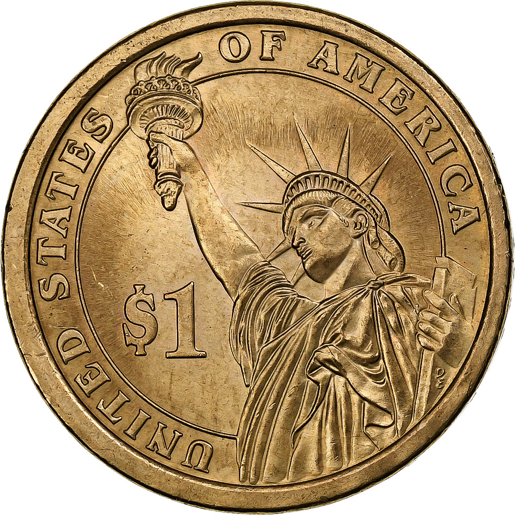 USA, 1 Dollar, 2009, Philadelphia, Miedź-Cynk-Magnez-Nikiel powlekany Miedzią