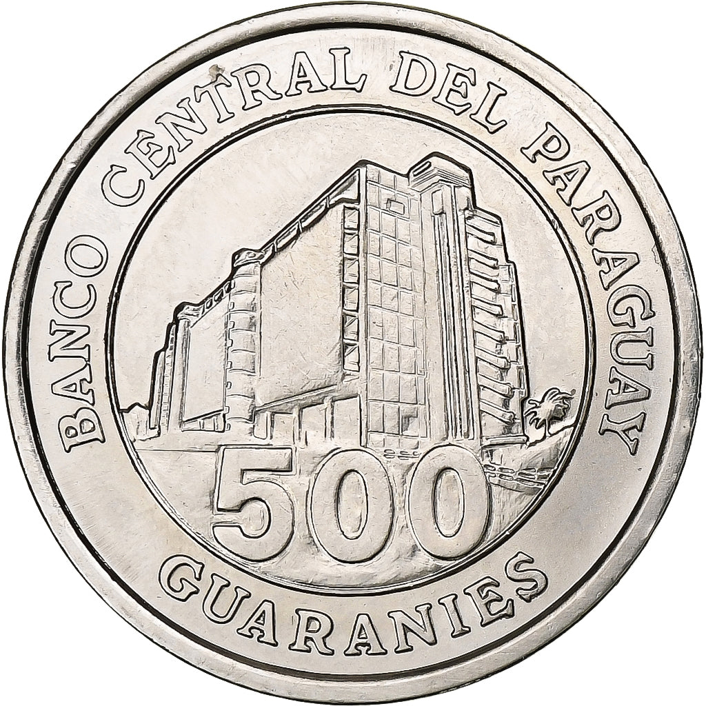 Paraguay, 500 Guaranies, 2006, Nickel-Steel, SPL, KM:195a