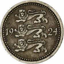 Estonia, 5 Marka, 1924, Nickel-Bronze, VF(30-35), KM:3a