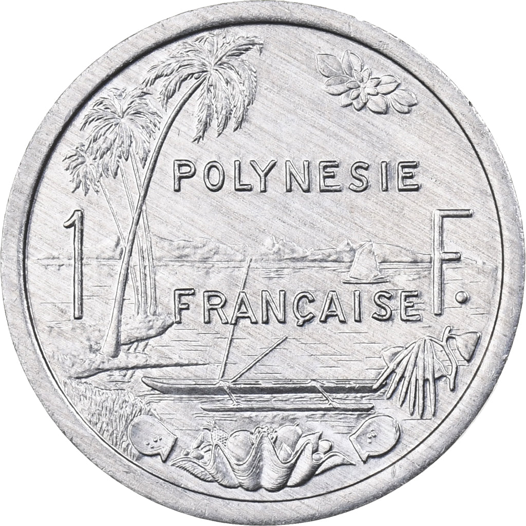 Polinesia francesa, Franc, 1999, Paris, Aluminio, EBC, KM:11