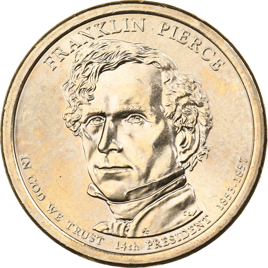 États-Unis, Dollar, 2010, U.S. Mint, Copper-Zinc-Manganese-Nickel Clad Copper