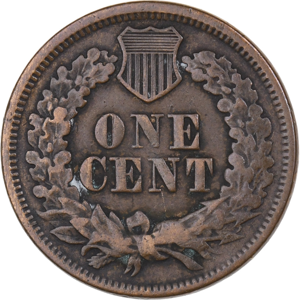 United States, Cent, Indian Head Cent, 1865, U.S. Mint, Bronze, VF(30-35)