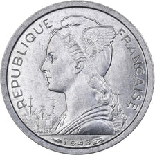 Réunion, Franc, 1948, Aluminum, MS(65-70), KM:6.1