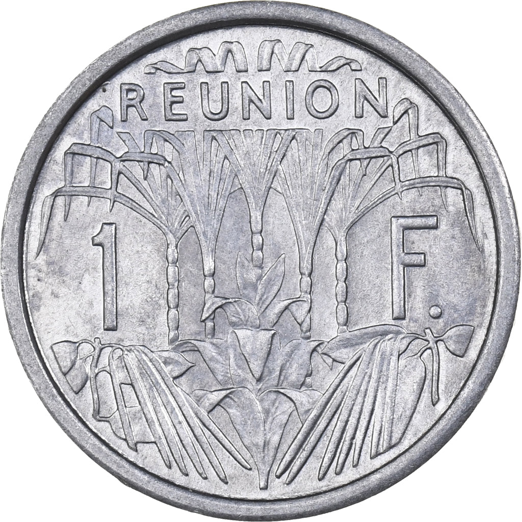 Réunion, Franc, 1948, Aluminum, MS(65-70), KM:6.1