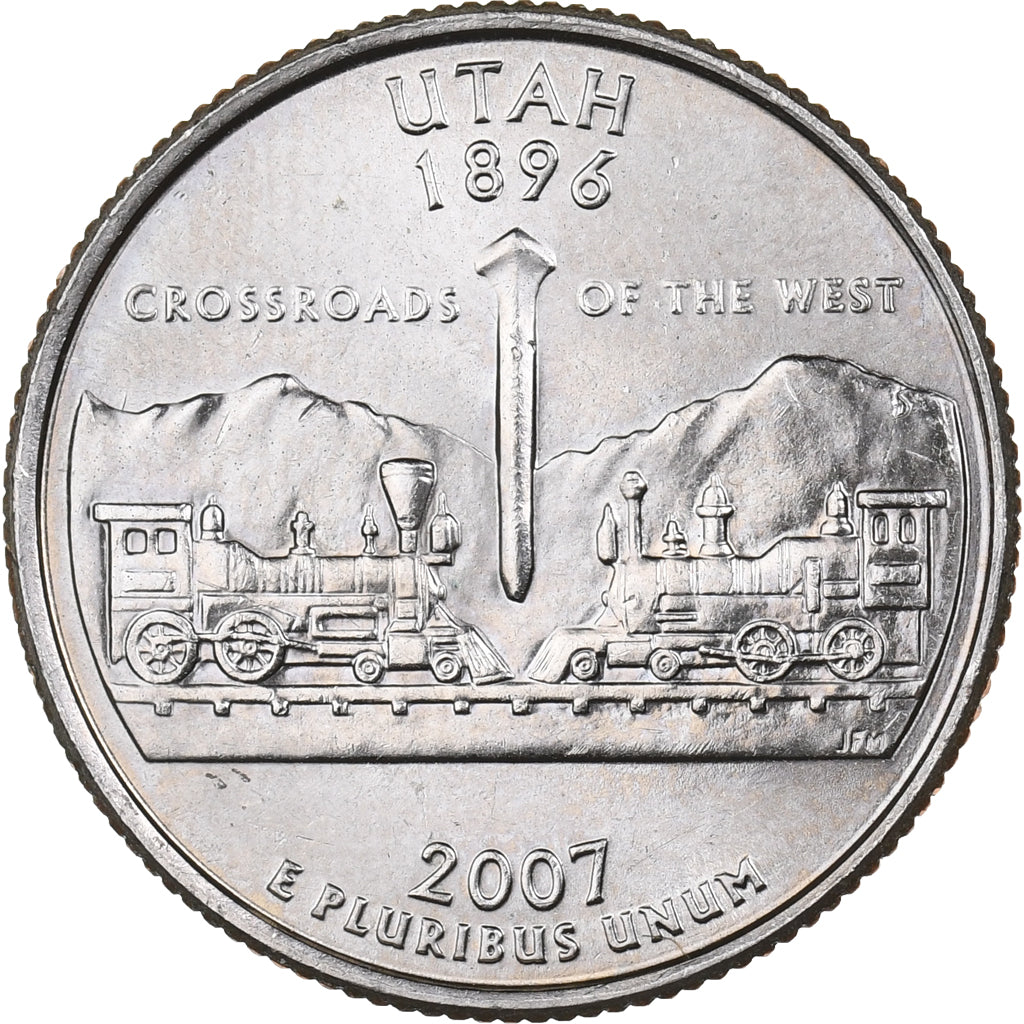 United States, Quarter, 2007, U.S. Mint, Copper-Nickel Clad Copper, MS(65-70)