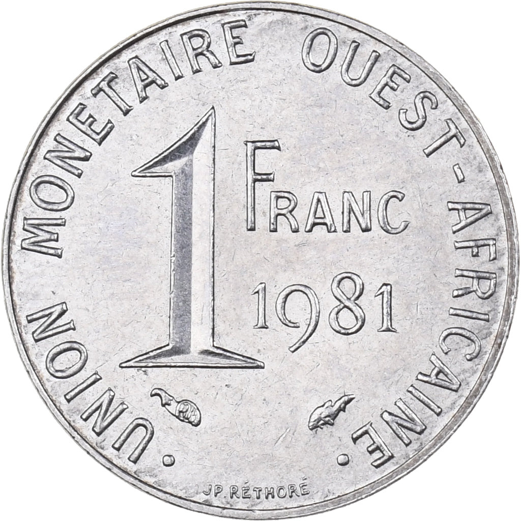 West African States, Franc, 1978, Steel, MS(65-70), KM:8