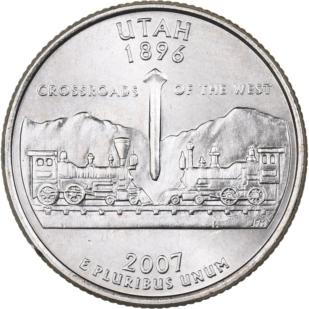 United States, Quarter, 2007, U.S. Mint, Copper-Nickel Clad Copper, MS(65-70)