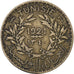 Tunisia, Muhammad al-Nasir Bey, 50 Centimes, 1921, Paris, Silver, EF(40-45)