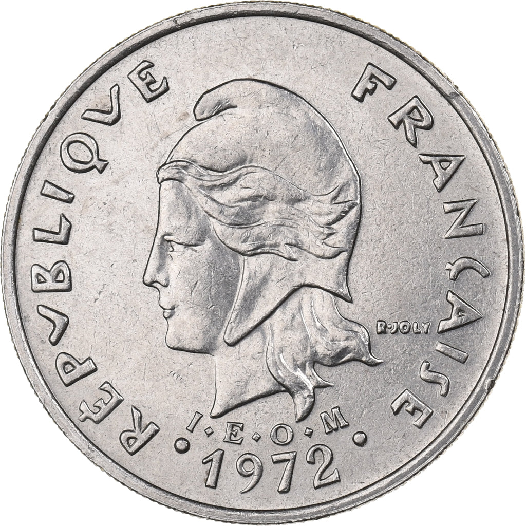 Polynésie française, 20 Francs, 1972, Paris, Nickel, TTB, KM:9
