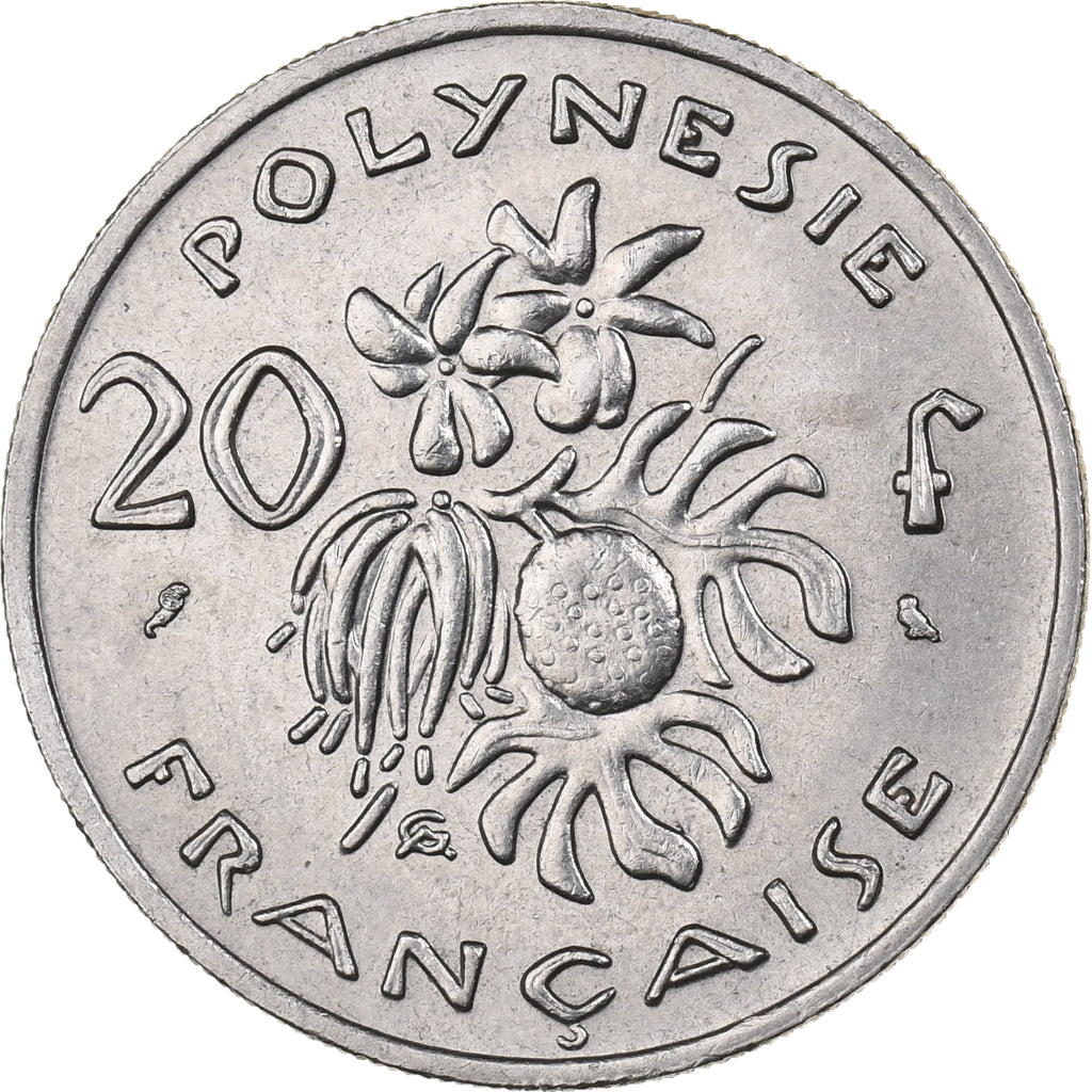 Polynésie française, 20 Francs, 1972, Paris, Nickel, TTB, KM:9