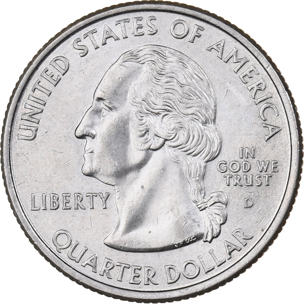 United States, Quarter, 2000, U.S. Mint, Copper-Nickel Clad Copper, MS(65-70)