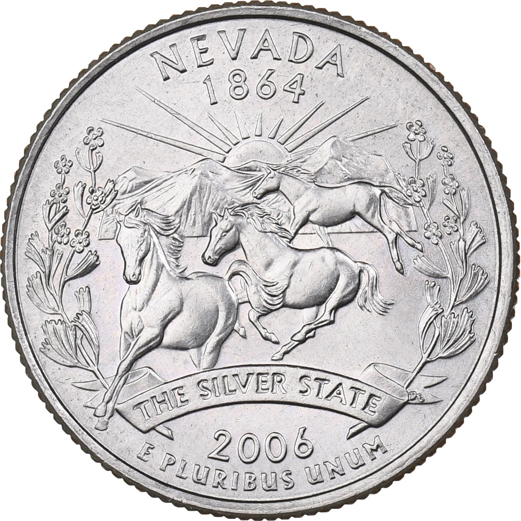 United States, Quarter, 2006, U.S. Mint, Copper-Nickel Clad Copper, MS(65-70)