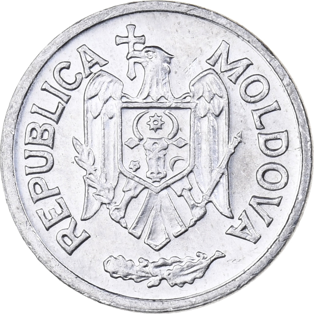Mołdawia, 5 Bani, 1995, Aluminium, MS(63), KM:2