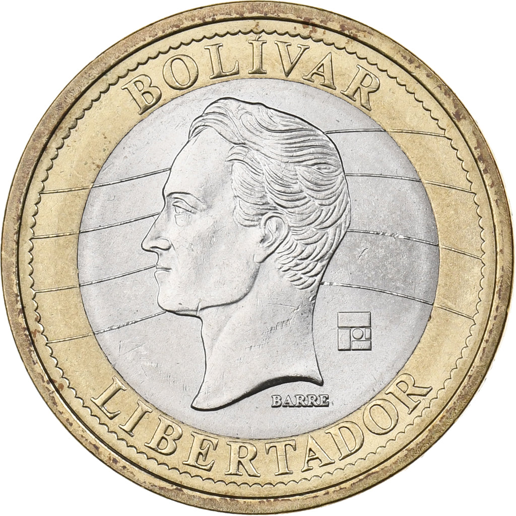 Venezuela, Bolivar, 2007, Maracay, Bimetálico, FDC, KM:93