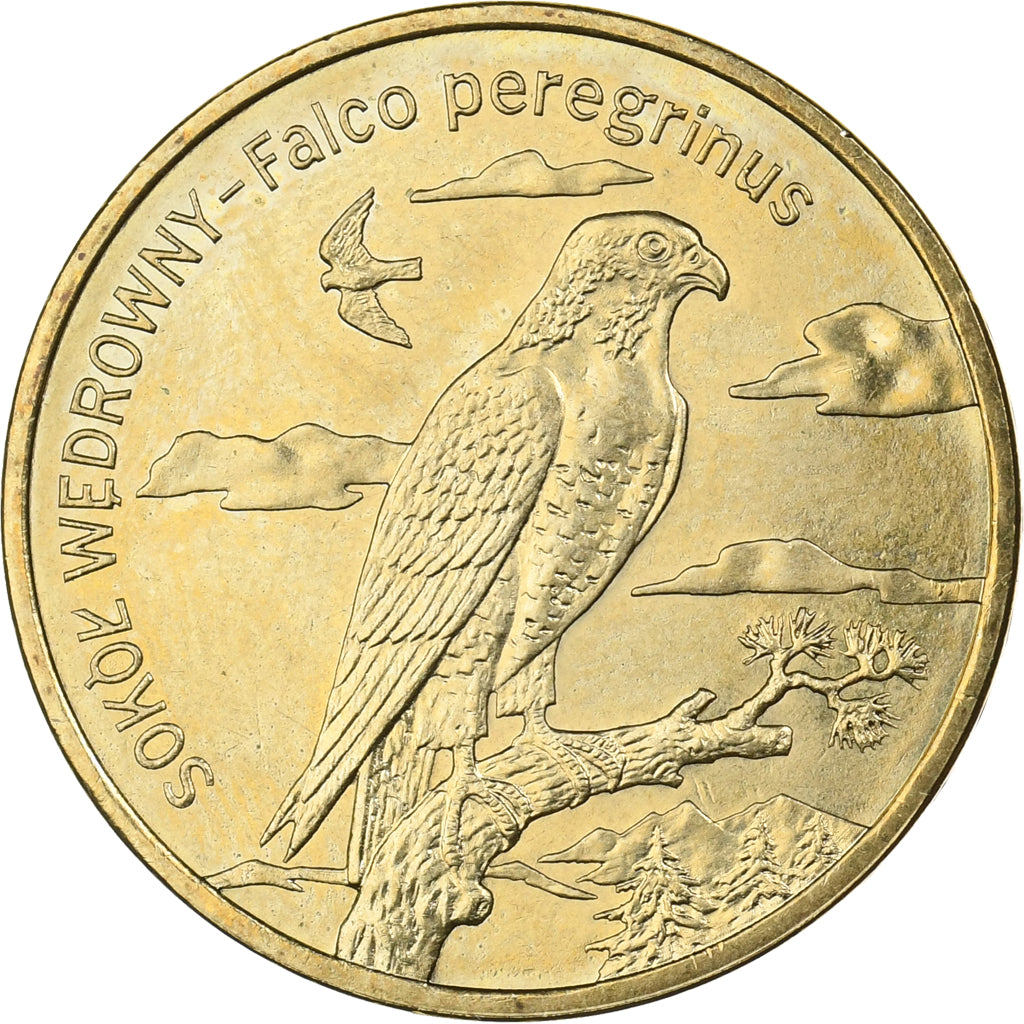 Polen, 2 Zlote, 2008, Warsaw, Messing, UNZ, KM:627