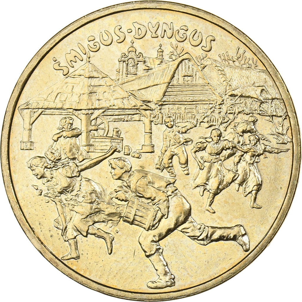 Poland, 2 Zlote, 2003, Warsaw, Brass, MS(65-70), KM:451
