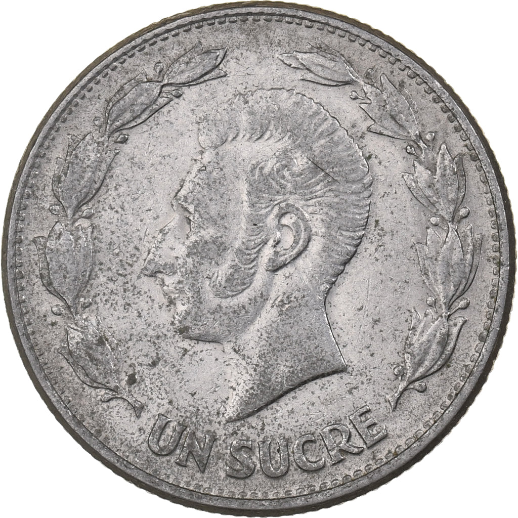 Ecuador, Sucre, Un, 1946, Nickel, SS, KM:78.2