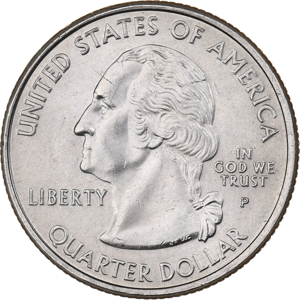 United States, Quarter, 2001, U.S. Mint, Copper-Nickel Clad Copper, MS(63)