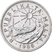 Malta, Lira, 1986, Nichel, SPL, KM:82