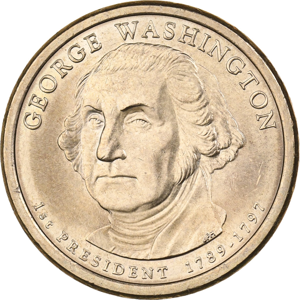 USA, Dollar, 2007, U.S. Mint, Miedź-Cynk-Magnez-Nikiel powlekany Miedzią