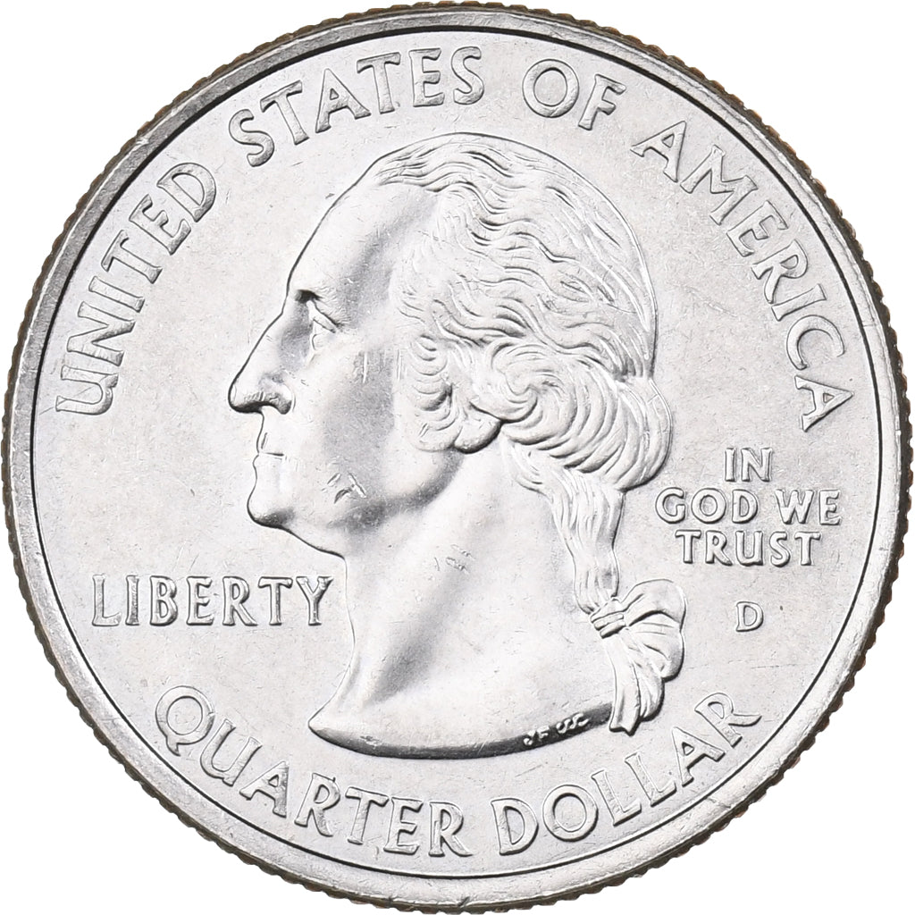 United States, Quarter, 2001, U.S. Mint, Copper-Nickel Clad Copper, MS(63)