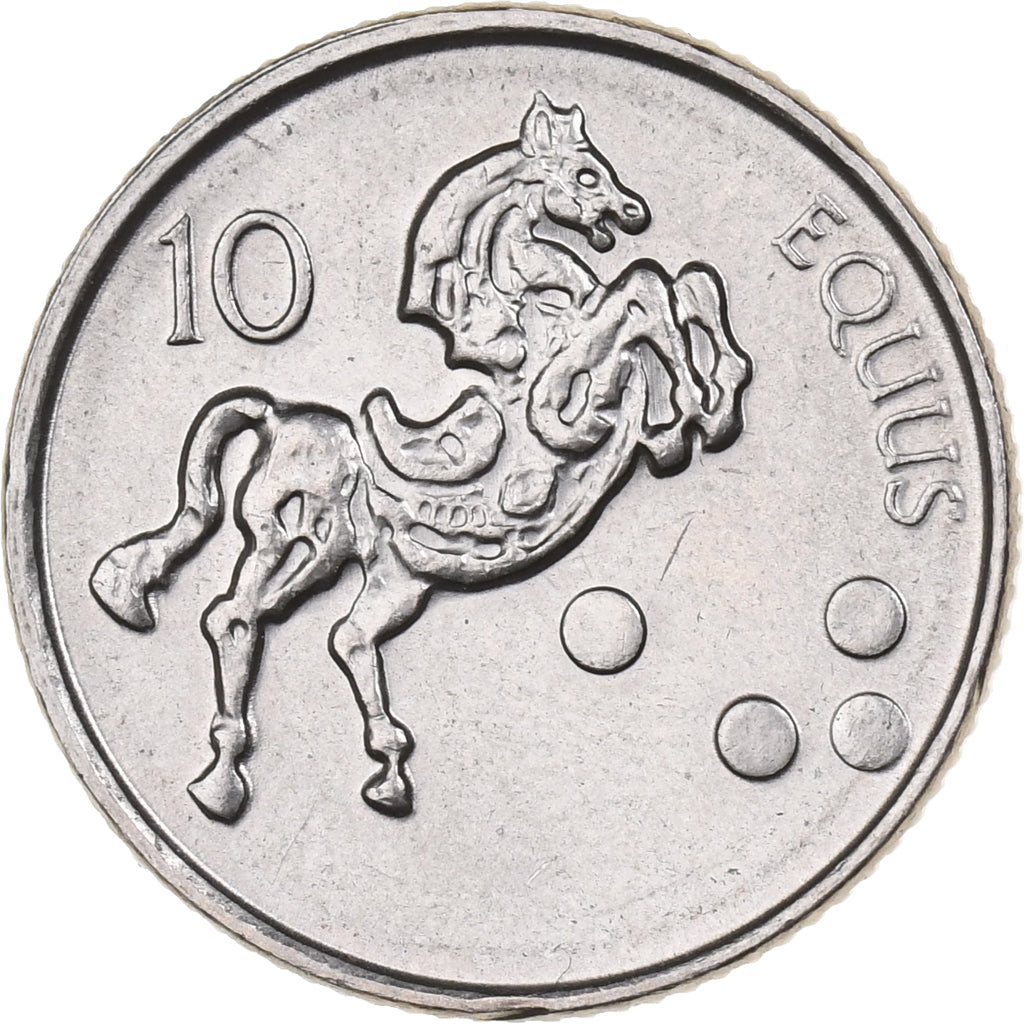 Slovenia, 10 Tolarjev, 2000, Copper-nickel, MS(65-70), KM:41