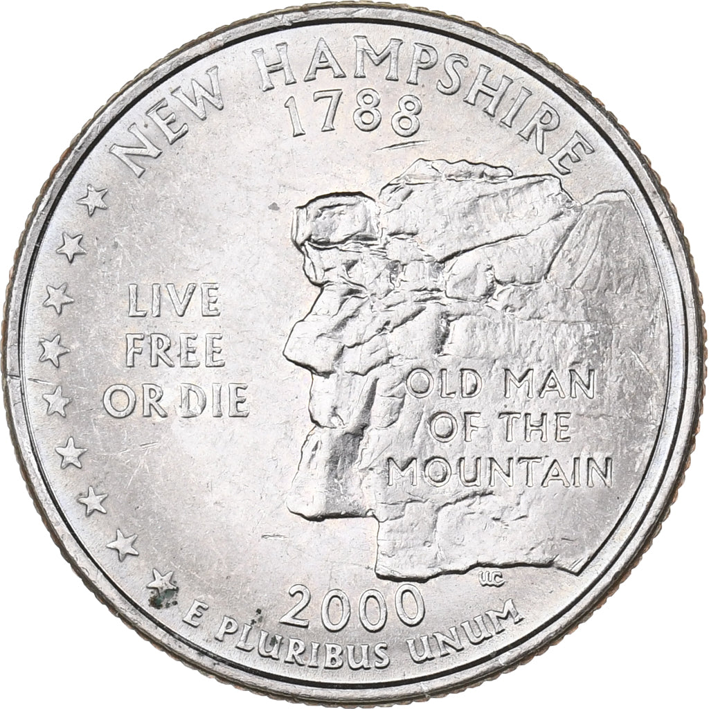 Vereinigte Staaten, Quarter, 2000, U.S. Mint, Copper-Nickel Clad Copper, UNZ