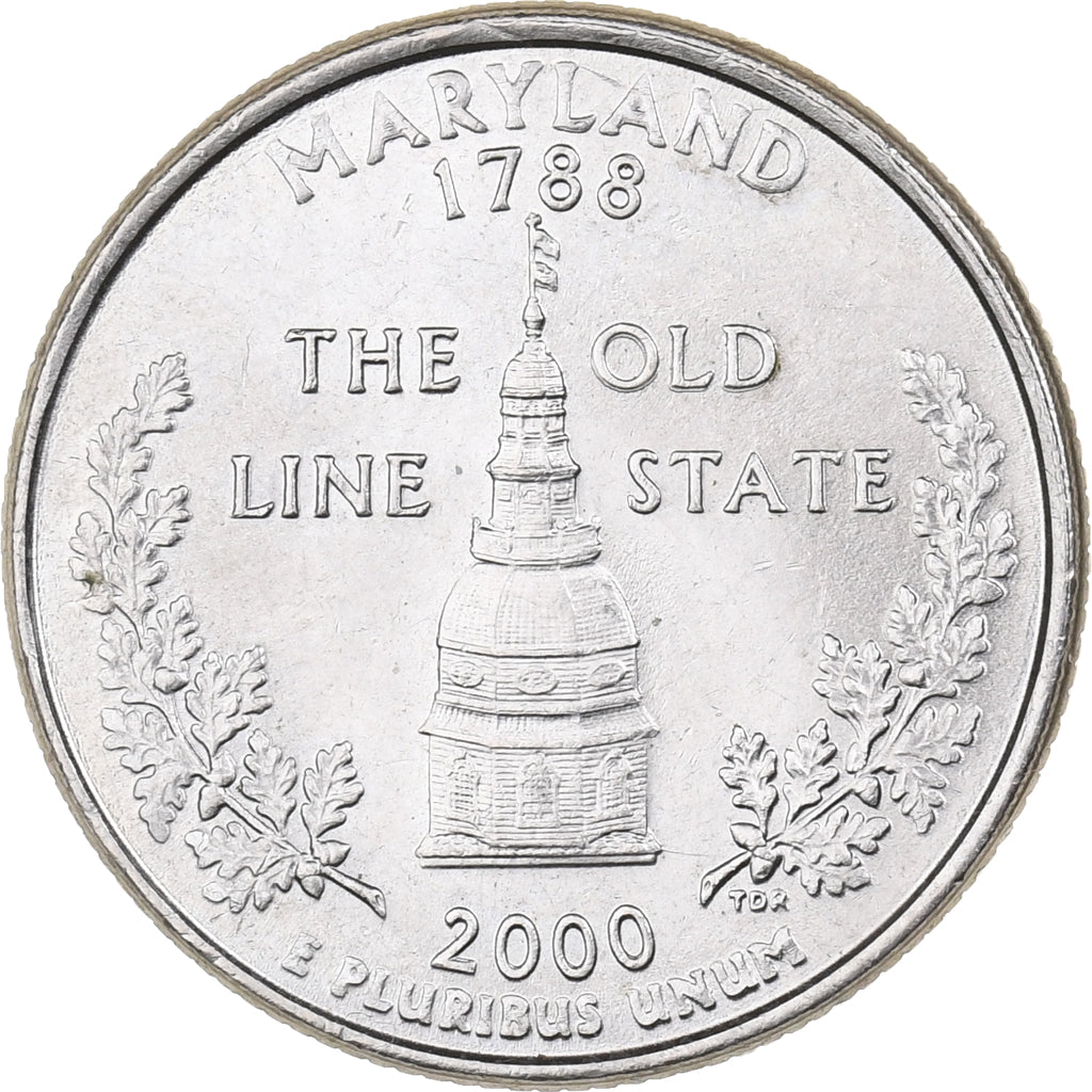Stati Uniti, Quarter, 2000, U.S. Mint, Rame ricoperto in rame-nichel, SPL