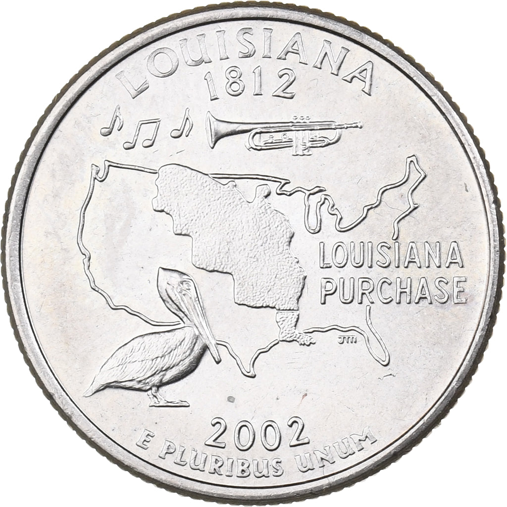 Stati Uniti, Quarter, 2002, U.S. Mint, Rame ricoperto in rame-nichel, FDC