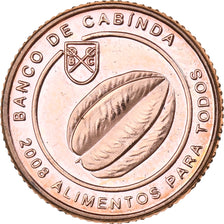 CABINDA, Centavo, 2008, Copper Plated Steel, UNZ, KM:14