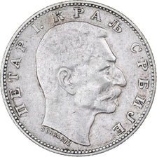 Serbien, Peter I, Dinar, 1904, Silber, SS, KM:25.1